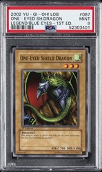 One-Eyed Shield Dragon LOB-087 1st Edition Common - Yu-Gi-Oh! Legend of Blue Eyes White Dragon