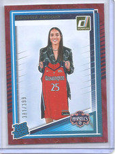 Georgia Amoore 2025 Panini WNBA Donruss Red Foil Rated Rookie #381/399