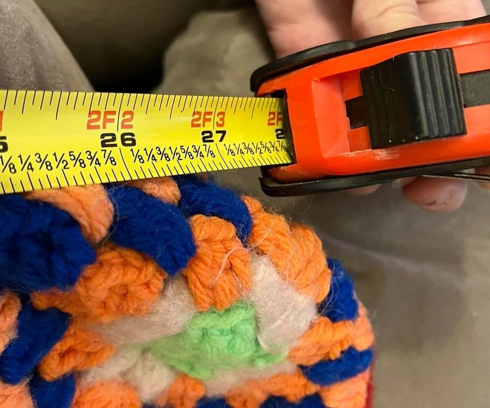 Manta cuadrada de ganchillo abuela multicolor vintage hecha a mano edredón afgano Foto 2 de 4