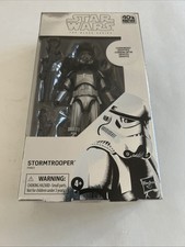 Star Wars The Black Series Carbonized Metallic Stormtrooper 6    Figure- NIB