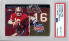 Joe Montana 2008 Topps Chrome NFL Dynasties Autograph Card #DYNC-JM PSA/DNA 10