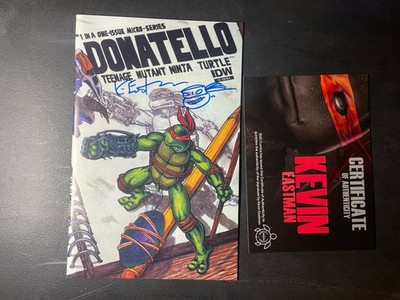 Teenage Mutant Ninja Turtles Microseries #3 Cover Ri-B. Signed By Kevin Eastman
