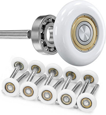Terpheety Nylon Garage Door Rollers 10 Pack - 2'' Quiet Garage Door Wheels Replac