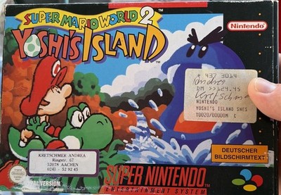 Super Mario World 2: Yoshi's Island II SNES Super Nintendo SNES PAL CIB OVP