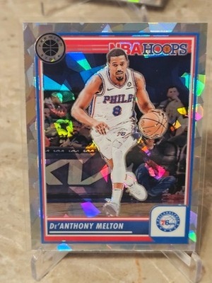 De Anthony Melton Cracked Ice Prizm 2023-24 Panini NBA Hoops Premium Stock #138