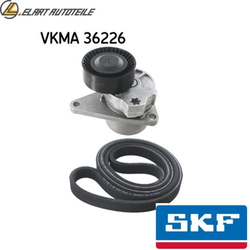 VKMA 36226 V-RIBBED BELT KIT FOR VOLVO S60 S80 V70/II XC70/Cross/Country 2.4L