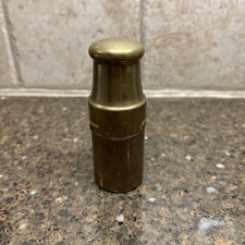 H & A Success Brass Metal Case Medicine Apothecary Dispenser Made In USA