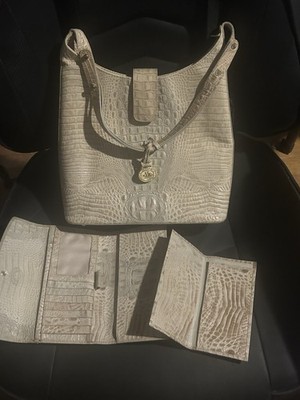 Brahmin  hobo shoulder bag With Waller And Check Book Accessories