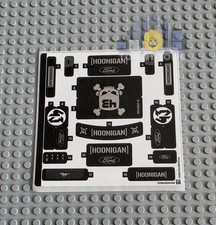 Lego Speed Champions STICKER SHEET 77262 Ken Block's '65 Ford Mustang Hoonicorn