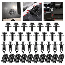 For INFINITI Engine Under Cover Splash Shield Guard M6 Bolts & U-nut Clips 35PCS