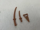 Vintage 1989 Playmates TMNT Usagi Yojimbo Replacement Weapons Lot