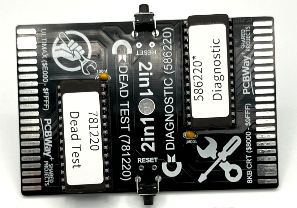 Commodore 64 Dead Test & Diagnostic Cartridge 2in1 USA seller - Image 2 of 4