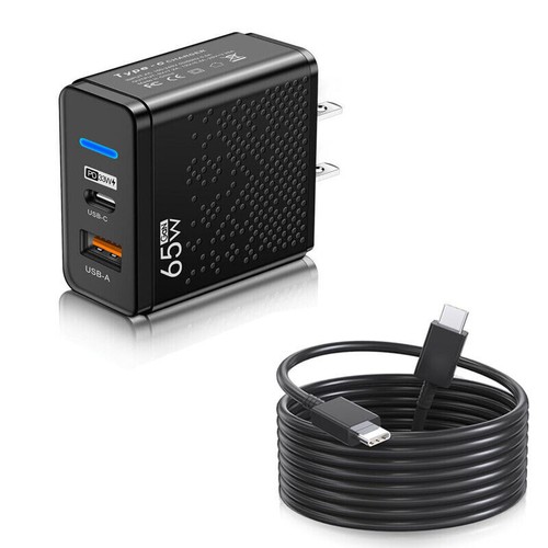 65W Fast Charging USB Type C Wall Charger For Motorola Moto G Play/Stylus/Power - Picture 23 of 23
