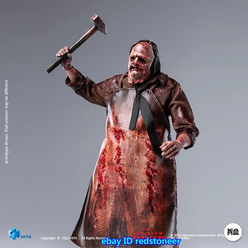 Figura de acción Leatherface Texas Chainsaw Massacre 1/12 colección de modelos HIYA Foto 4 de 4