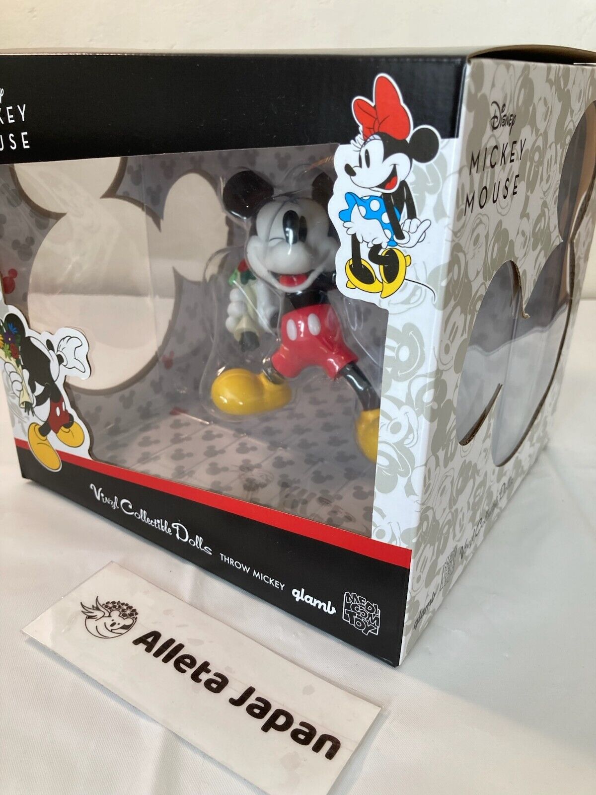 Medicom Toy Glamb Vcd Throw Mickey Mouse Banksy Disney 115㎜