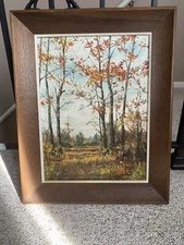 VINTAGE Endy Hupperich! SIGNED OIL ON CANVAS PAINTING NATURE 