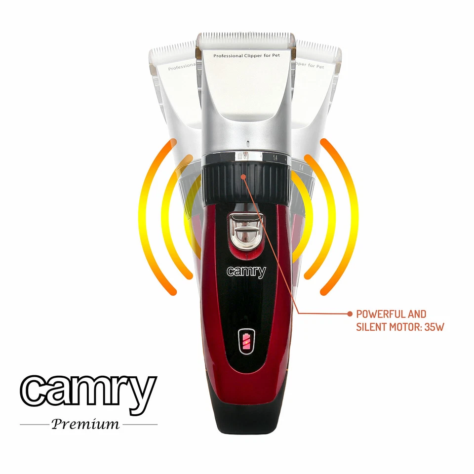 Tondeuse pour Chiens/Animaux de Compagnie électrique Faible Bruit et Vibration 3 - Photo 2/4