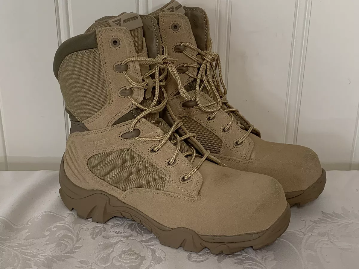 Bates boots sales with zipper