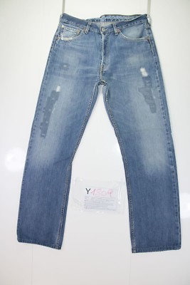 Levis 501 Customized Repair (Cod. Y1809) Gr.47 W33 L34 Jeans GEBRAUCHT GEKÜRZT