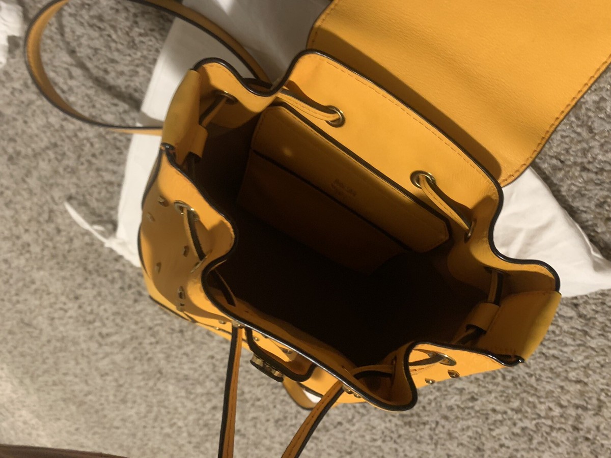 MCM Backpack Claudia Studs Small Yellow | eBay display picture 1