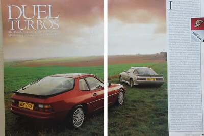 Original 1998 CSC extracted mag article: MAZDA RX7 Turbo vs PORSCHE 924 Turbo