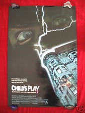 CHILD'S PLAY 1988 ORIGINAL MOVIE POSTER 1SH CHUCKY GOOD GUYS DOLL HALLOWEEN NM