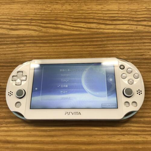 Sony PS VITA Play station vita Wi-Fi Light Blue /White PCH-2000ZA14 Console Only - 第 1/2 張圖片