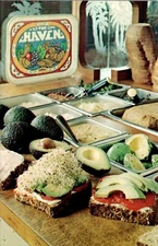 Haven Restaurant, Multiple Locations, California CA chrome Postcard