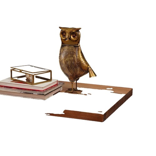 NEIGHBORHOOD BOOZE OWL CE-INCENSE CHAMBER Blue Gold Figurine Japan