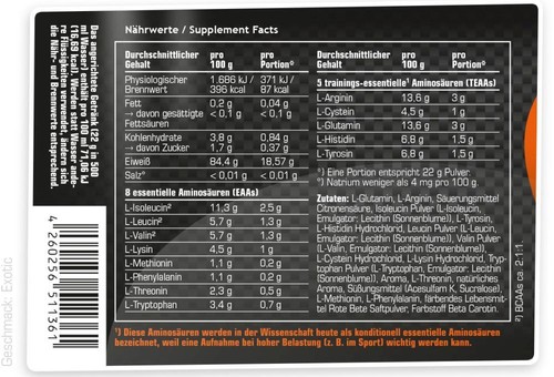 SRS EAA Complete- 440 g Dose (6,80 EUR/100 g) - Picture 4 of 7