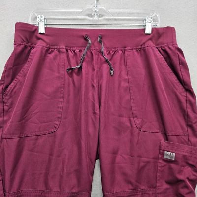 So Mi Women's XLP Purple Scrub Pants