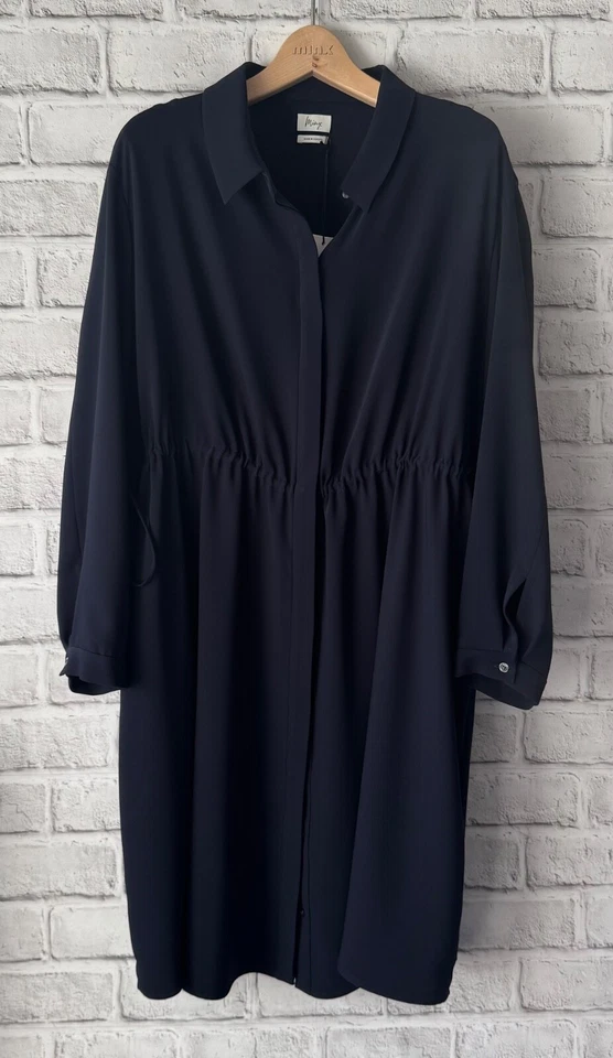 Minx Gr 54 Mantel Kleid KITA Dark Blue Dunkelblau NEU - Bild 4 von 4