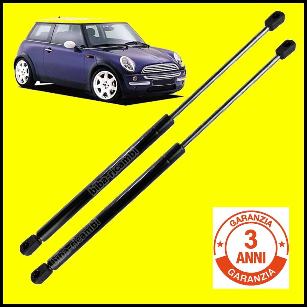 2 Ammortizzatori A Gas Per Portellone MINI R50/R53 (2001-2006) – Pistoncini Cofano Bagagliaio MG410 Ricambio