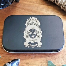 Kali Goddess Travel Altar Tin Offering Witchcraft box Hindu Goddess Witch Wicca