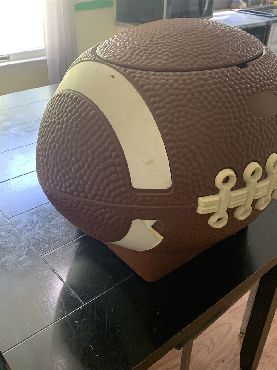 Vtg Little Tikes Football Toy Box Tailgate Ice Chest Drink Cooler