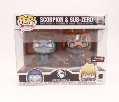 Funko Pop! Games | MKX | Scorpion & Sub-Zero (2-Pack) | GameStop Exclusive