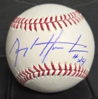 Darryl Hamilton autographed baseball inscribed #24 (ROMLB Mets Brewers Giants)