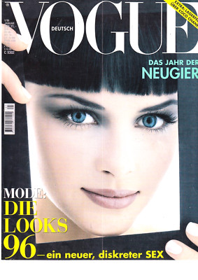 VOGUE GERMANY 1996 TASHA  CHRISTY TURLINGTON YASMEEN GHAURI PAULINA PORIZKOVA