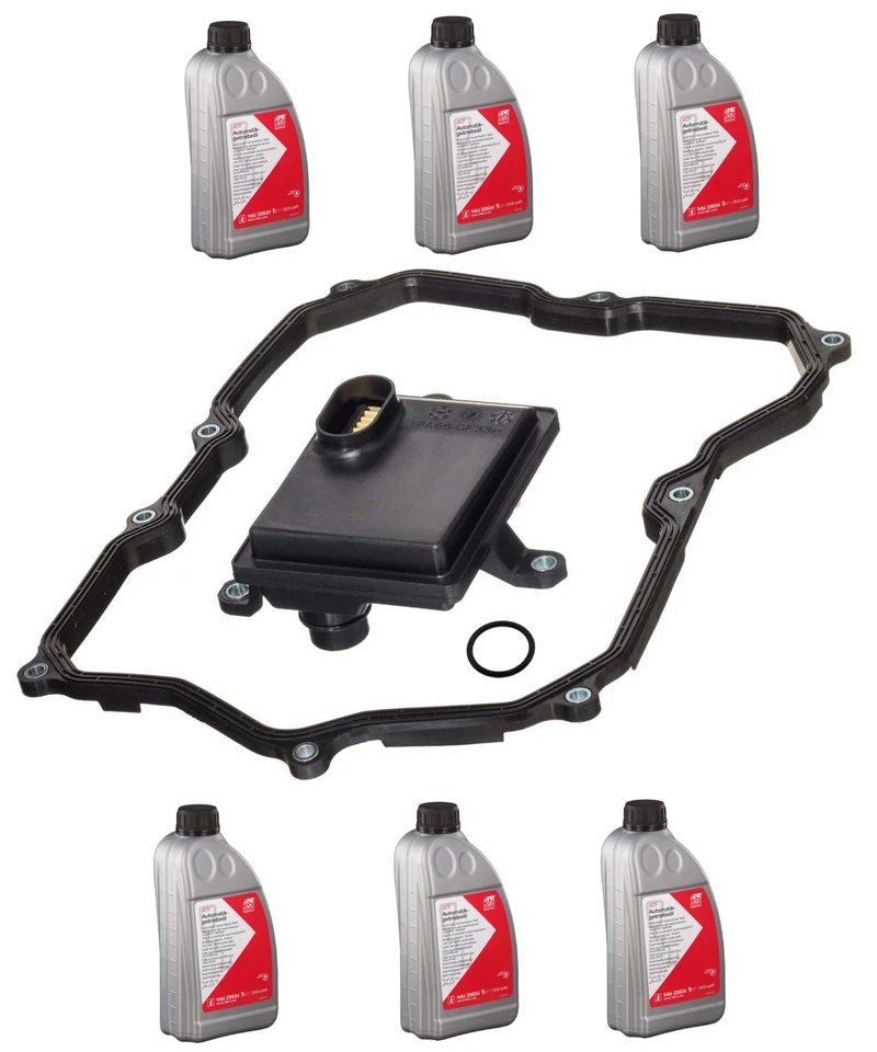 Kit de filtro de transmisión automática con junta + líquido ATF 6L para Volkswagen Beetle Passat Foto 2 de 2