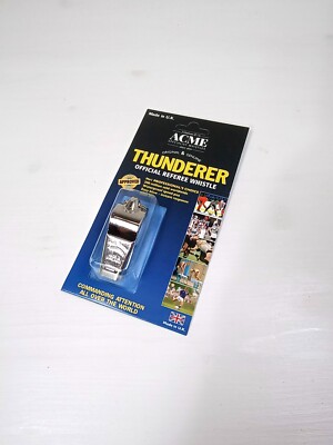 Acme Thunderer 58.5 Sifflet D'Arbitre Gravé Personnalisable Noir Mat - Foto 7