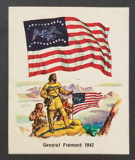 General Fremont Pathfinder 1976 Flag Sticker Card Nm General Fremont Pathfinder 1976 Flag Sticker Card Nm
