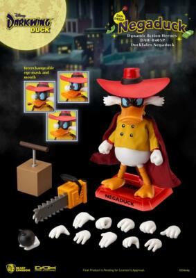 Actionfigur Duck Tales Negaduck Darkwing 1/9 Beast Kingdom