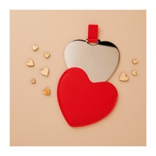 Specchietto cuore rosso 8,3x7,6 cm Claraluna 2025 bomboniera idea regalo laurea 