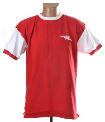 ARSENAL 1960'S HOME FOOTBALL SHIRT JERSEY SCORE DRAW SIZE L ADULT
