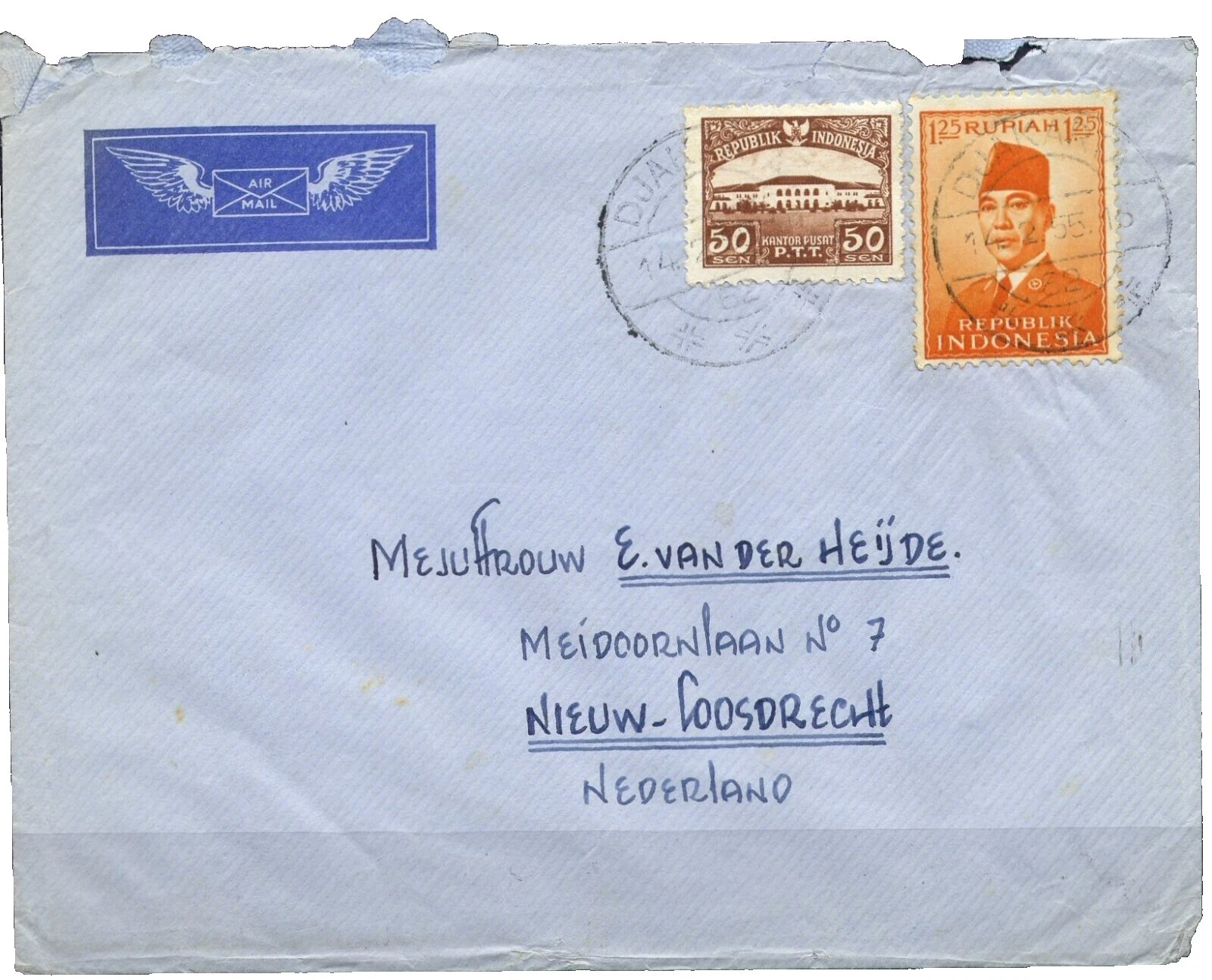 Tapa usada indonesio Sellos