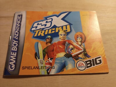 SSX Tricky - Gameboy Advance Spielanleitung Booklet Gebraucht