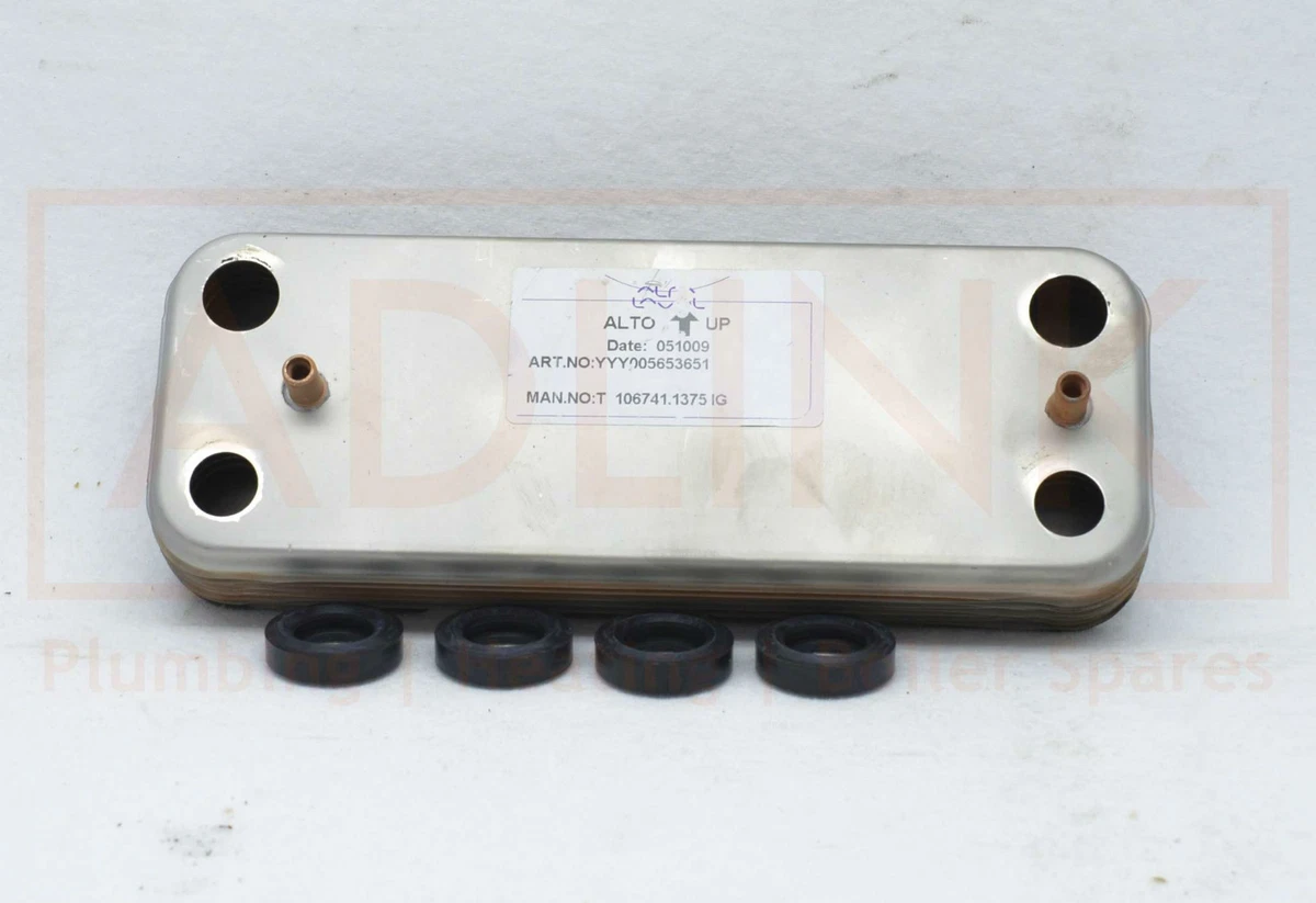 POTTERTON PROMAX COMBI 24 28 33 HE PLUS u0026amp; HE DHW PLATE HEAT EXCHANGER  7223558 | eBay