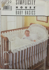 Simplicity 8722 Sewing Pattern Baby Basics Nursery Crib Accessories Decor Uncut