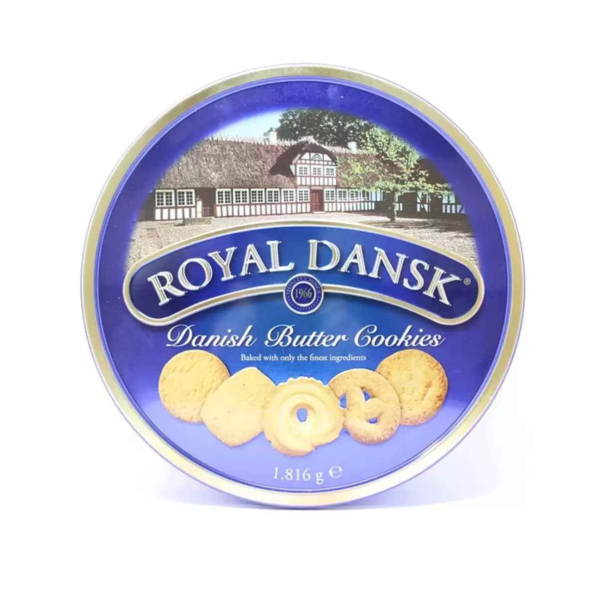 Royal Dansk Kelsen Danish Butter Cookies 1.8kg – Large Tin Biscuit Pack