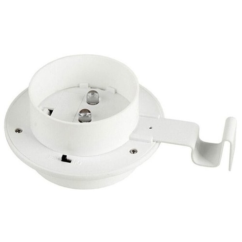 4 Pack Solar Powered LED Outdoor Gutter Lights with Brackets - Water Resistant - Picture 6 of 11